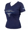 XRAY 395032L Team Lady T-Shirt - Dark Blue (L)
