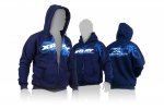 XRAY 395600XS Sweater Hooded with Zipper - Blue (XS)