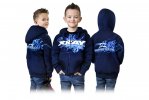 XRAY 395601XXL Junior Sweater Hodded With Zipper - Blue (XXL/158cm)