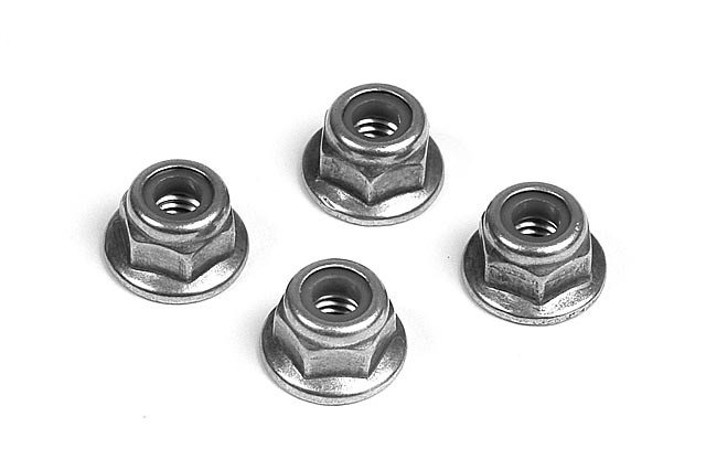 XRAY 960140 Nut M4 with Flange  (10)