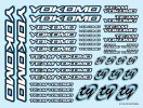 Yokomo ZCD15Y - Yokomo Decals Yellow