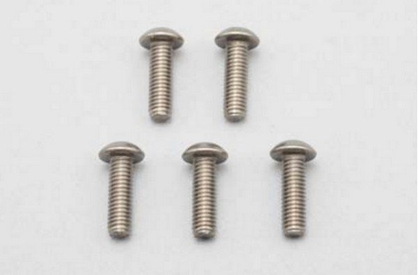 Yokomo ZC-BH310T - Titanium Button Head B.H Socket Screw M3x10mm (5pcs)