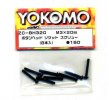 Yokomo ZC-BH320 - Button Head Socket Screws M3 (M3x20MM) 8pcs