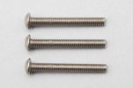 Yokomo ZC-BH325T - B.H Button Head Socket Titanium Screws (M3x25mm)-3pc