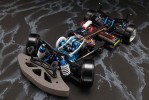 Yokomo DP-DRB - Yokomo DRB Yokomo Blue w/Silver chassis control bridge