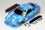 Yokomo SD-MS15BLB Mercury SAYAKA Special (S15) Pre-painted/Pre-cut Body