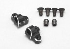 Yokomo B7-3139BS - BD7-2014 Aluminum Separate Suspension Mount (Black/43.9mm)