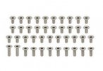 Yokomo RP-100B - High Precision Cutted Titanium 3mm Screw set for BD9