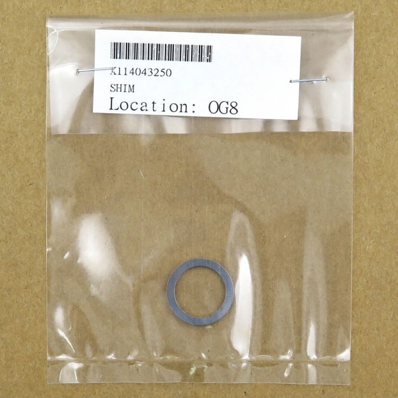ZENOAH CRANKSHAFT SHIM 13X17X0.1MM G200,G230,G231,G240,G260,G270,G290 #114043250 (W/O PACKING)